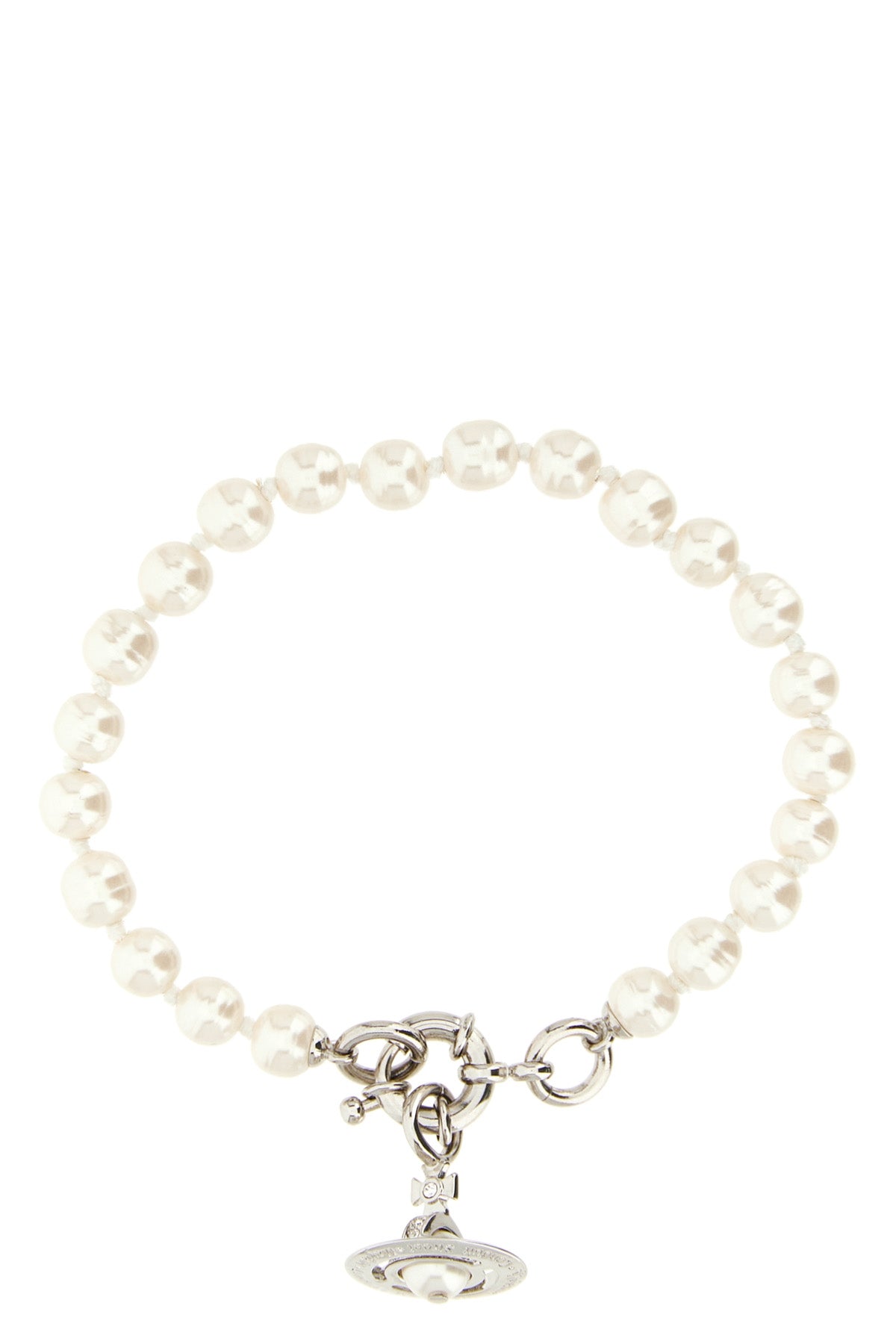 the vivienne westwood aleksa bracelet features a single-strand structure