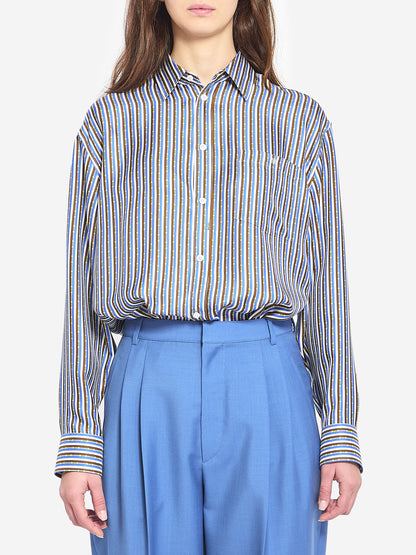 CELINE 36 oversized striped shirt