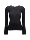 merino wool crewneck top