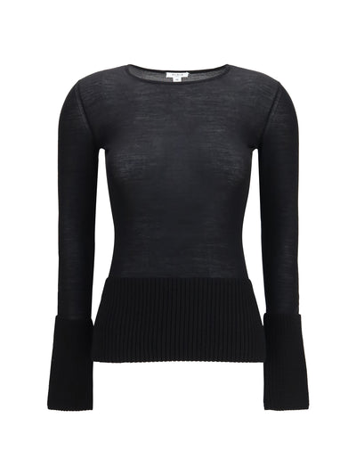merino wool crewneck top