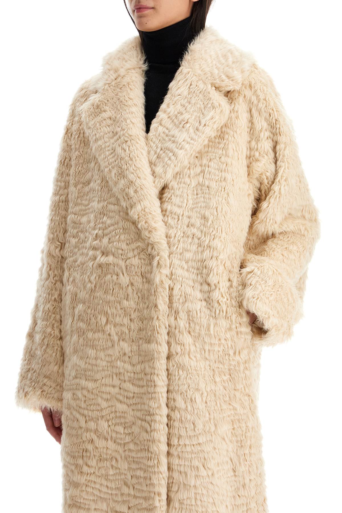 nicole faux fur coat