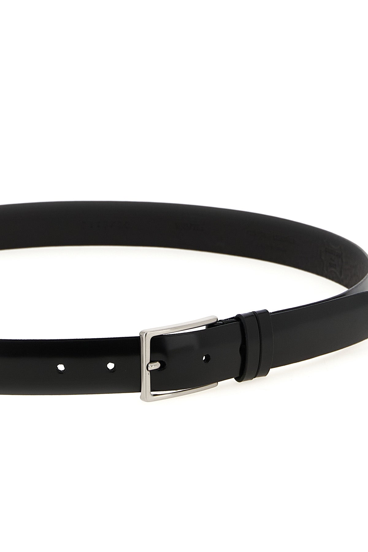 the black claudio zerbini belt