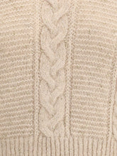MAX MARA STUDIO L cropped boxy sweater in alpaca