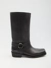 high biker boots