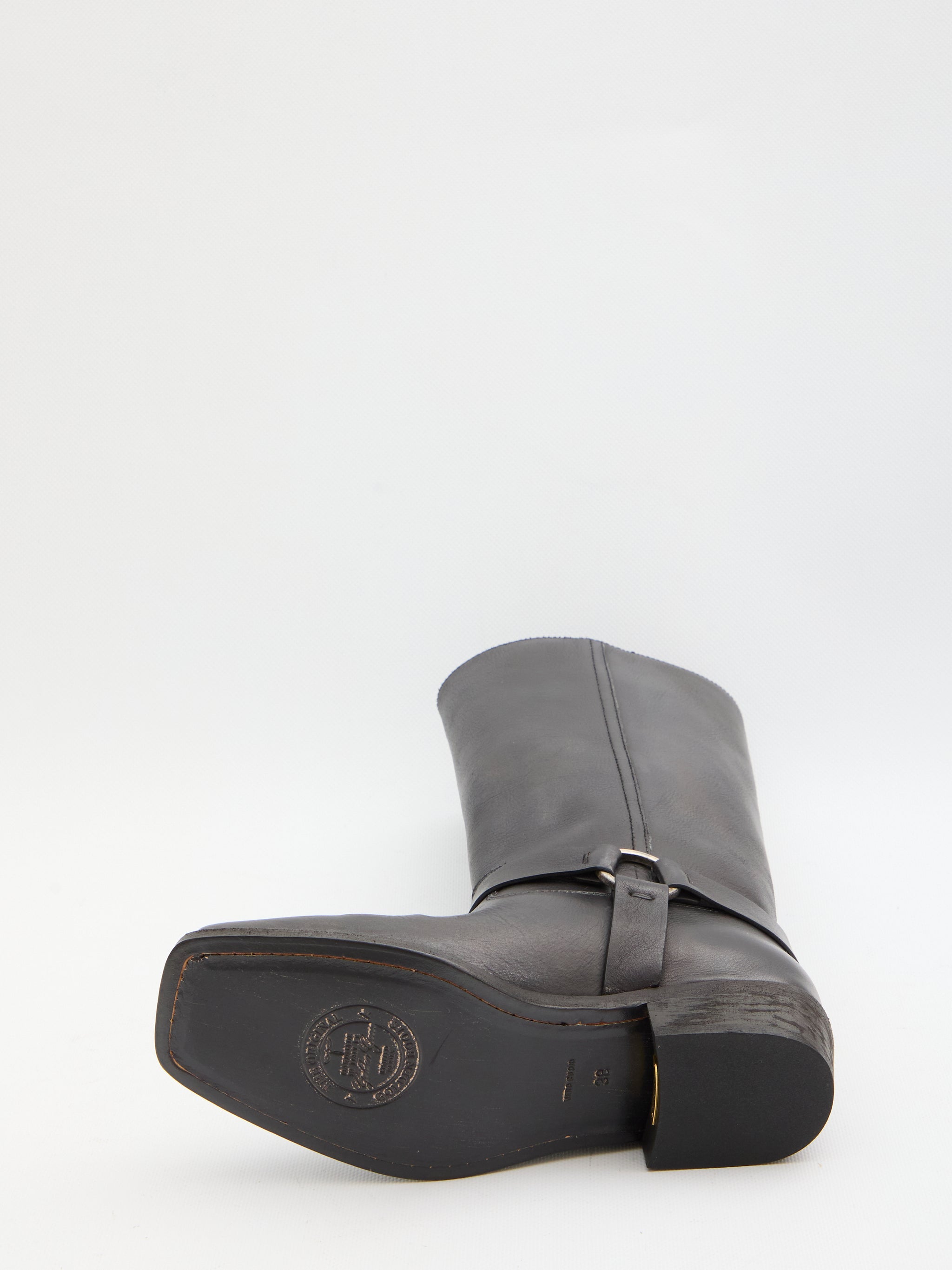 high biker boots