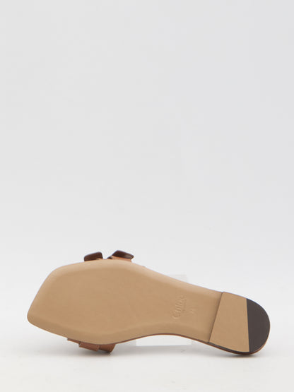 CHLOE 36 mae flat mules