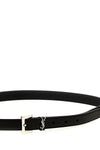 garnet leather belt