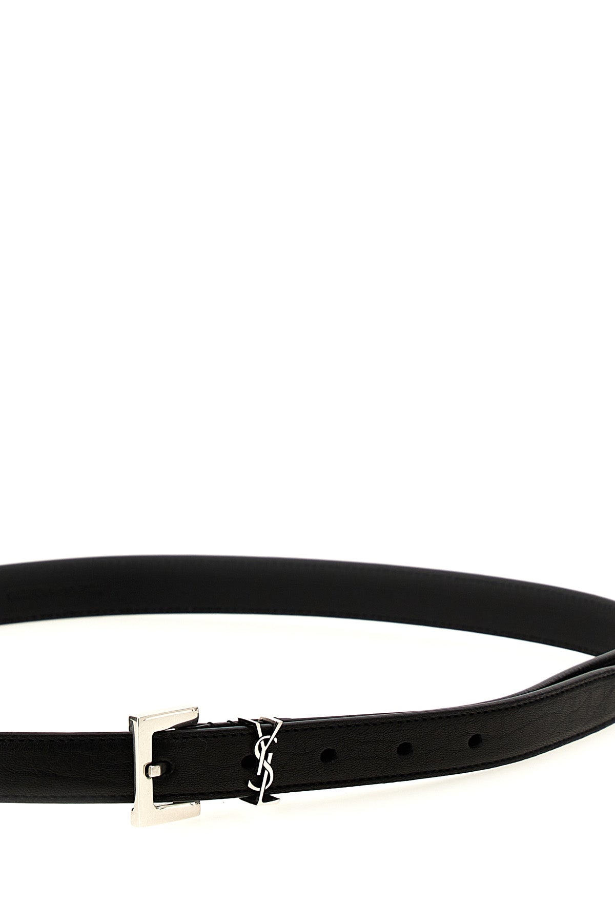 garnet leather belt
