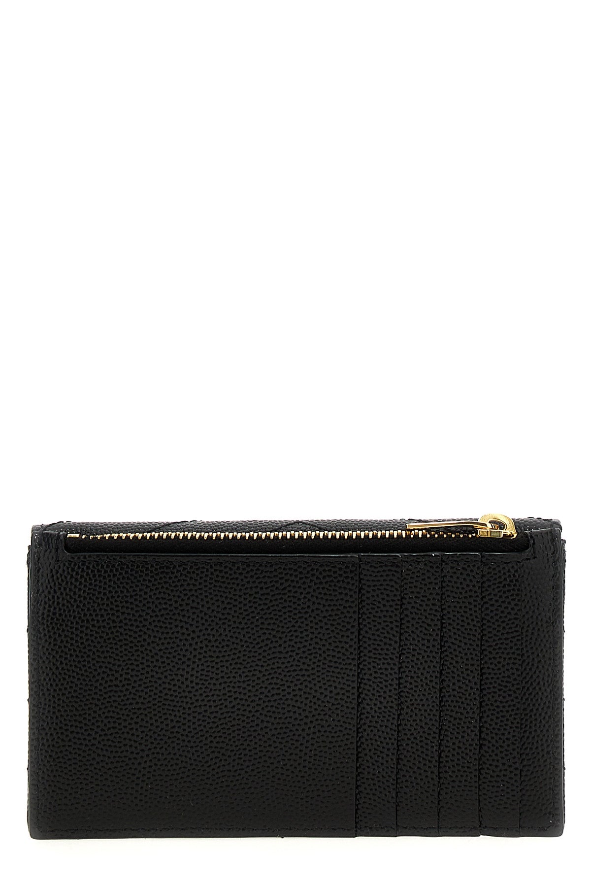 cassandre chevron quilted grained leather card holder