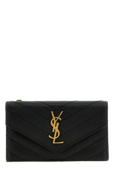 cassandre chevron quilted grained leather card holder