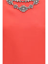 embellished crew-neck dress