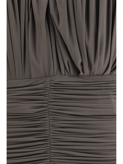 MAGDA BUTRYM 38 asymmetrical petal mini dress 