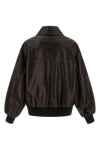 shelman leather bomber jacket