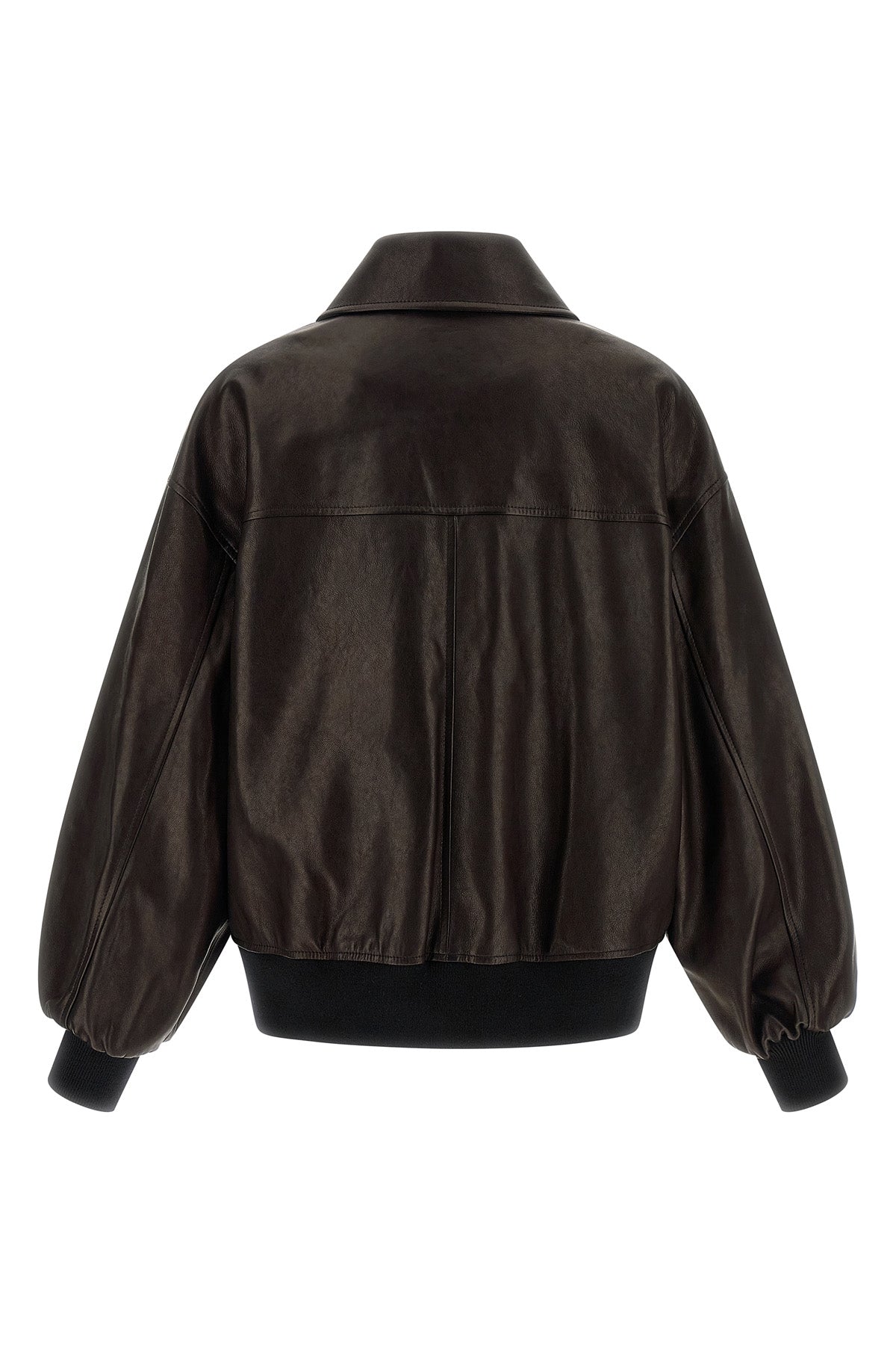 shelman leather bomber jacket