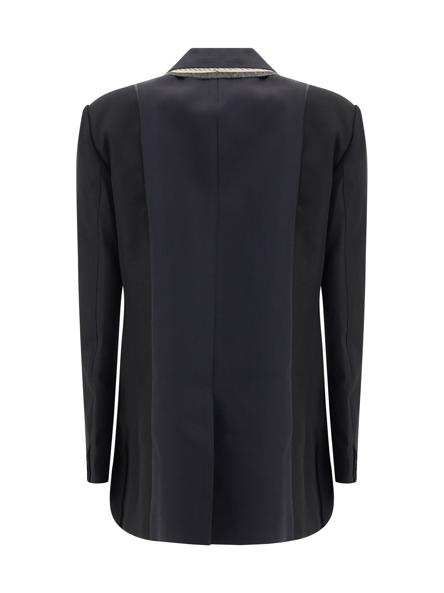 SACAI 2 double-breasted blazer with double revers