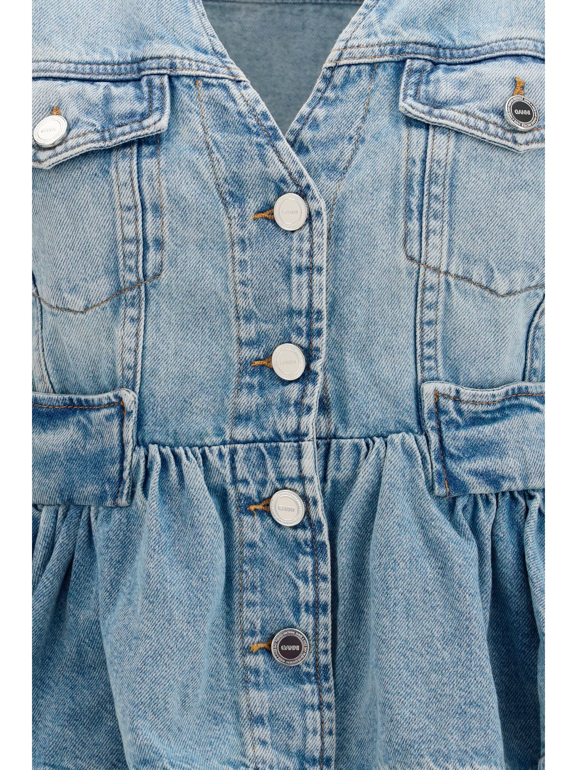 lightweight denim vest