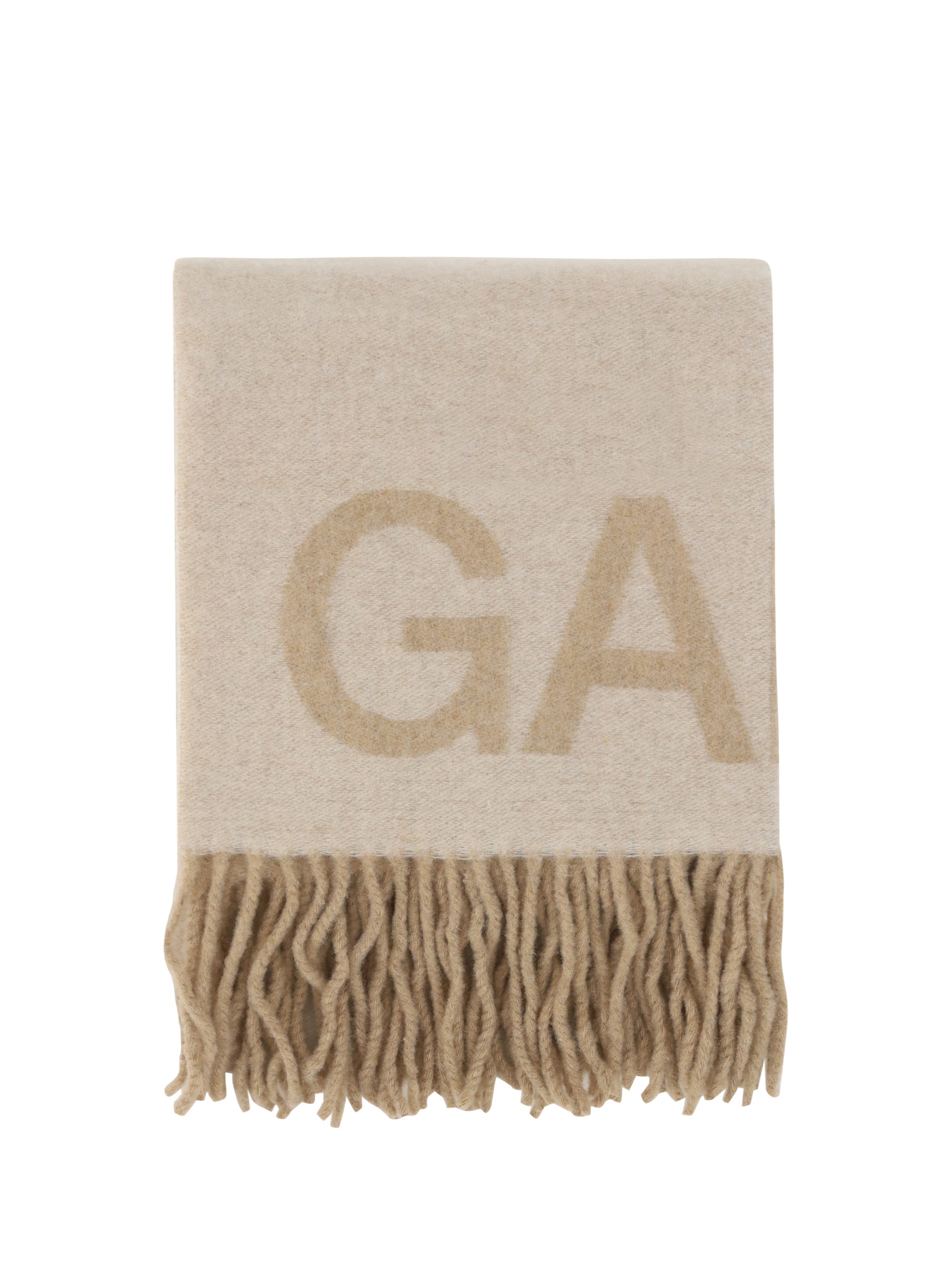fringed wool scarf