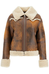 lessie faux shearling jacket