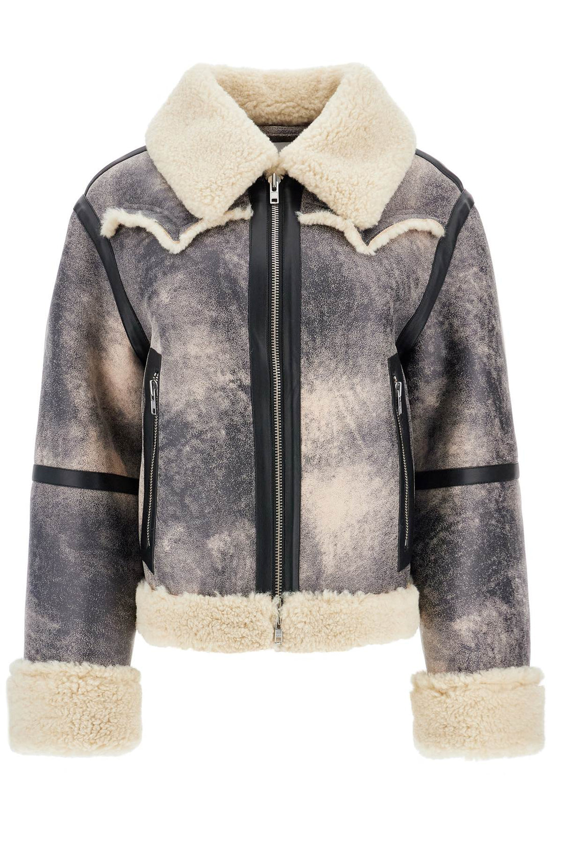 lessie faux shearling jacket