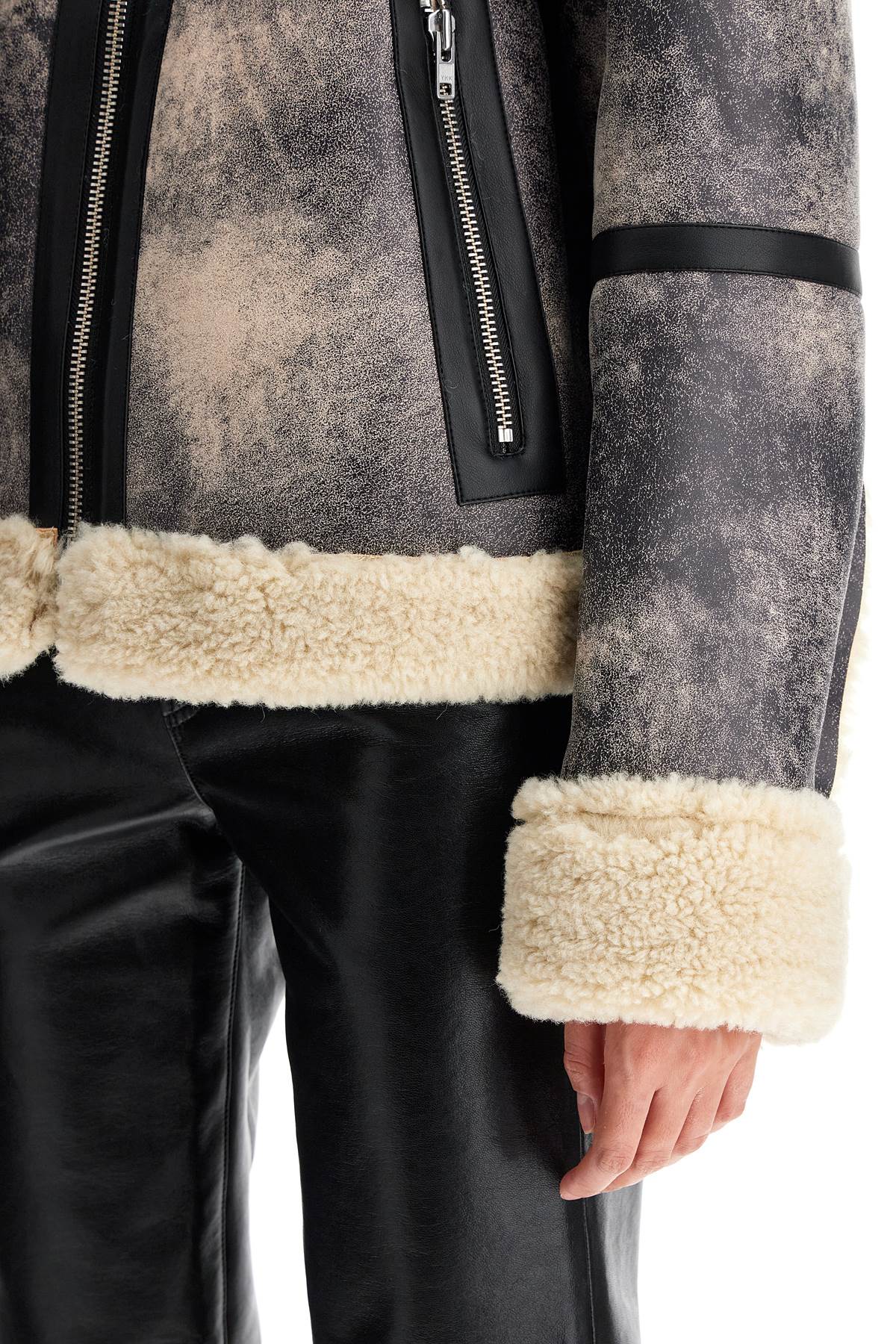 lessie faux shearling jacket