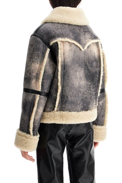 lessie faux shearling jacket