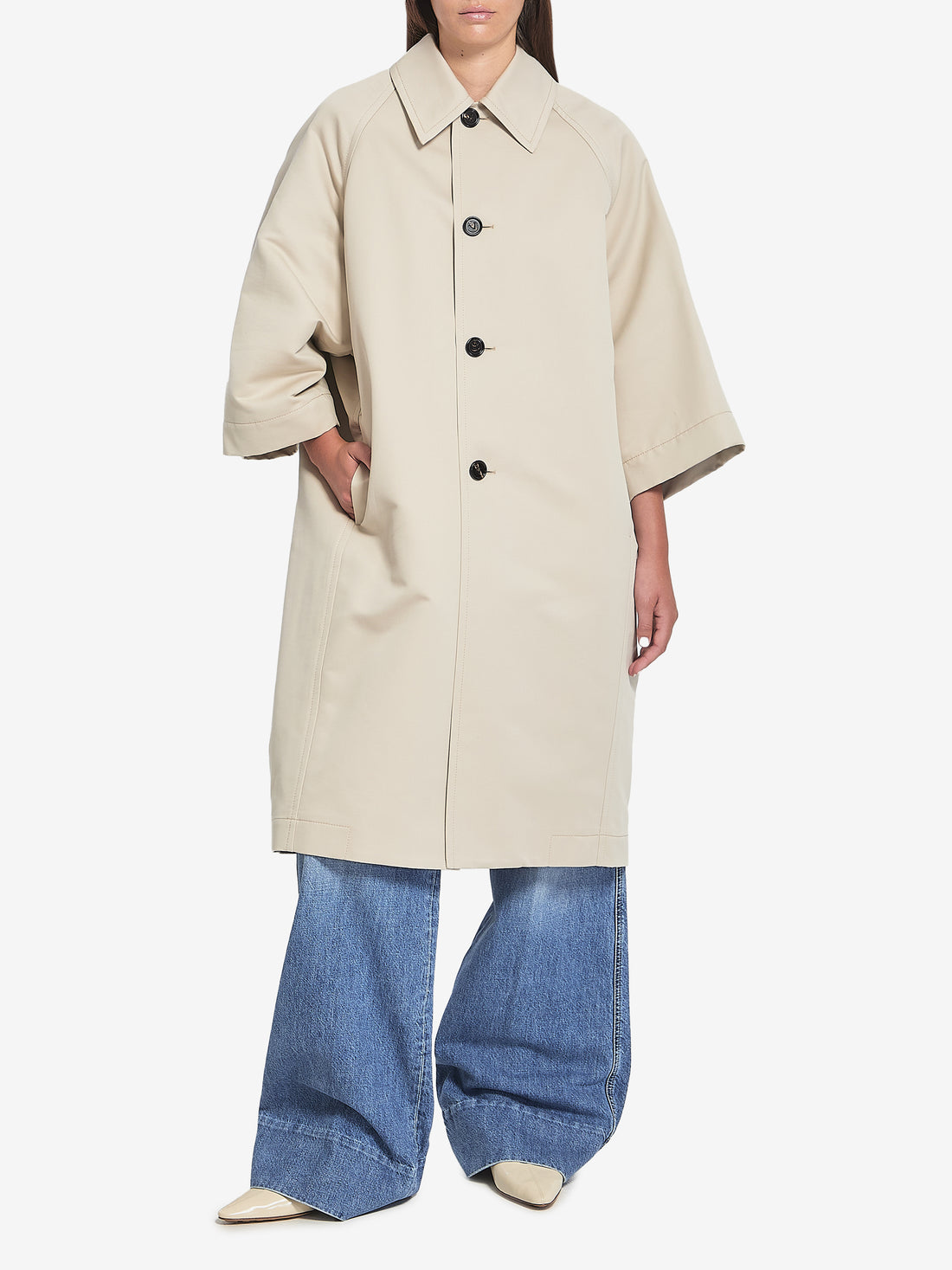 BOTTEGA VENETA 38 coccoon coat