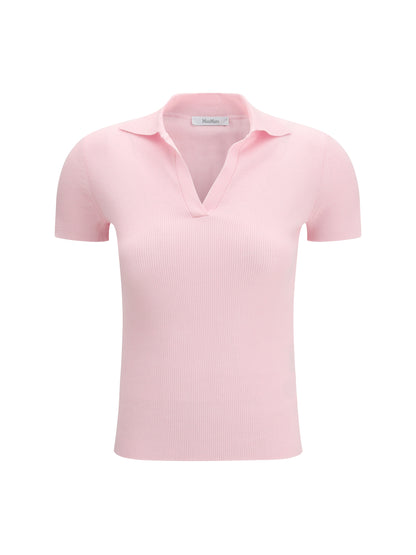 MAX MARA L albero wool polo shirt