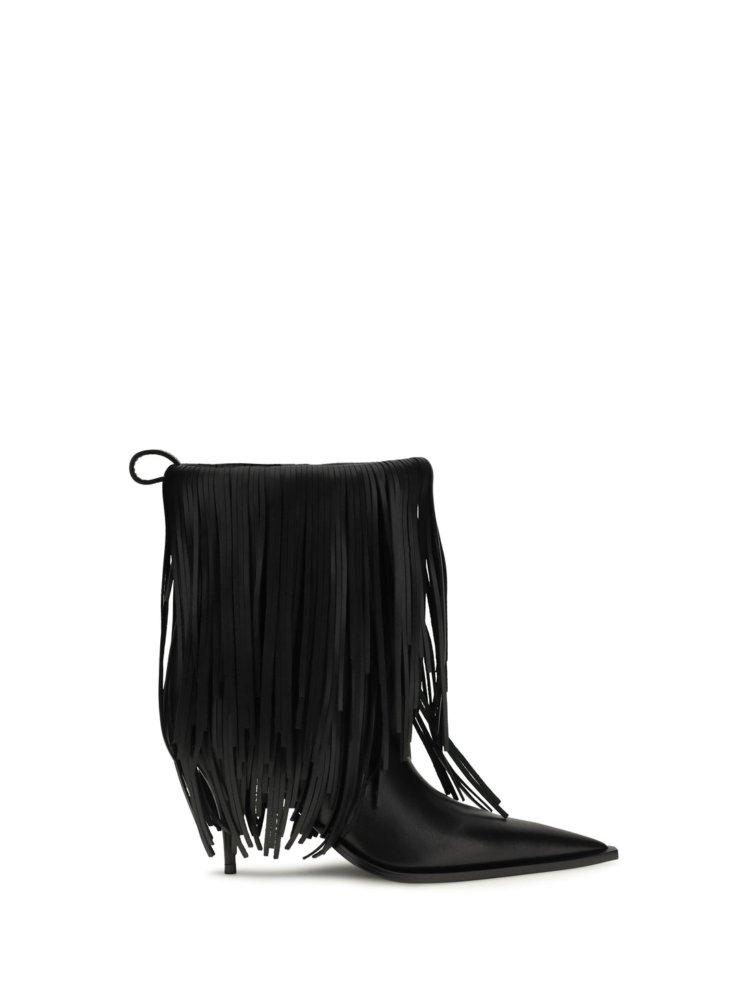 BALENCIAGA 36 avenue fringe ankle boots