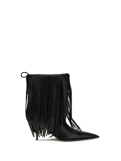 avenue fringe ankle boots