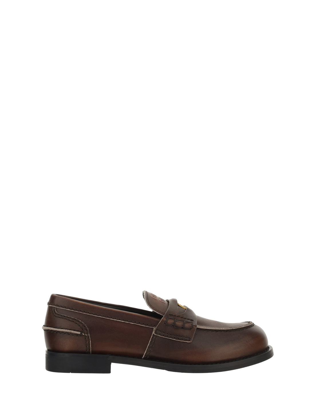 MIU MIU 36 leather loafers