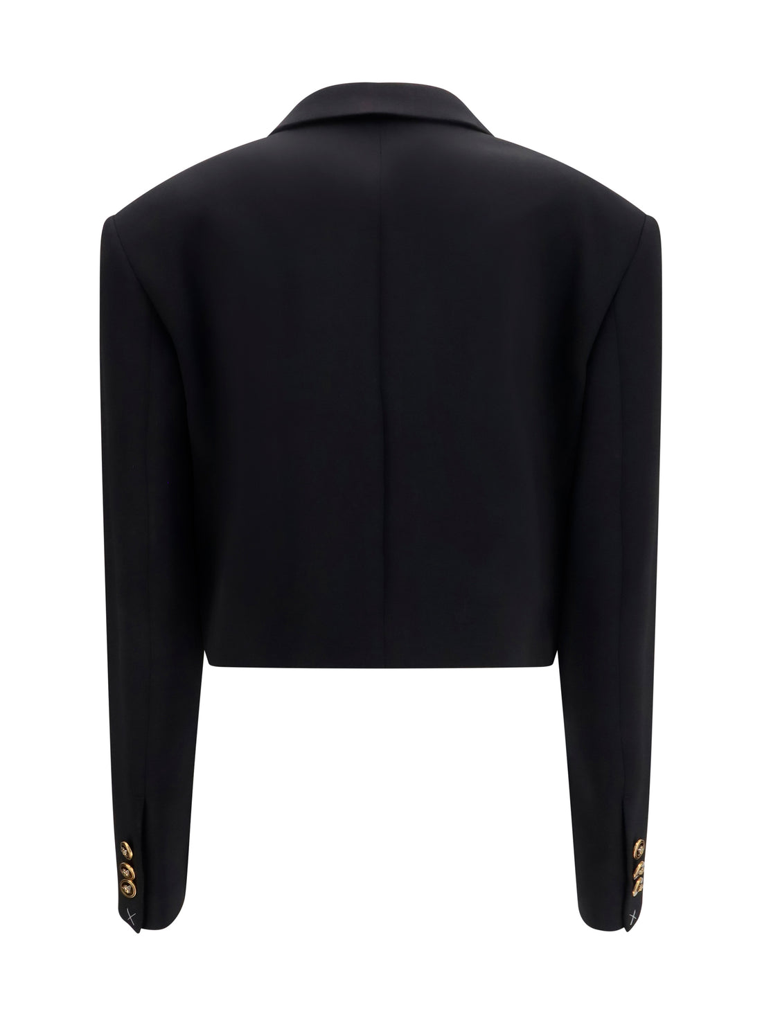 VERSACE 40 cropped wool blazer