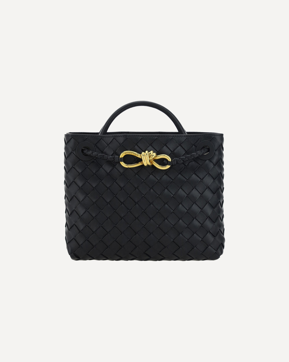 Bottega Veneta Andiamo Shoulder Bag Black