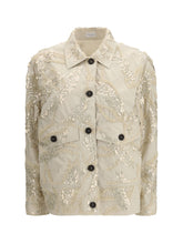 BRUNELLO CUCINELLI 42 embroidered and sequined jacket