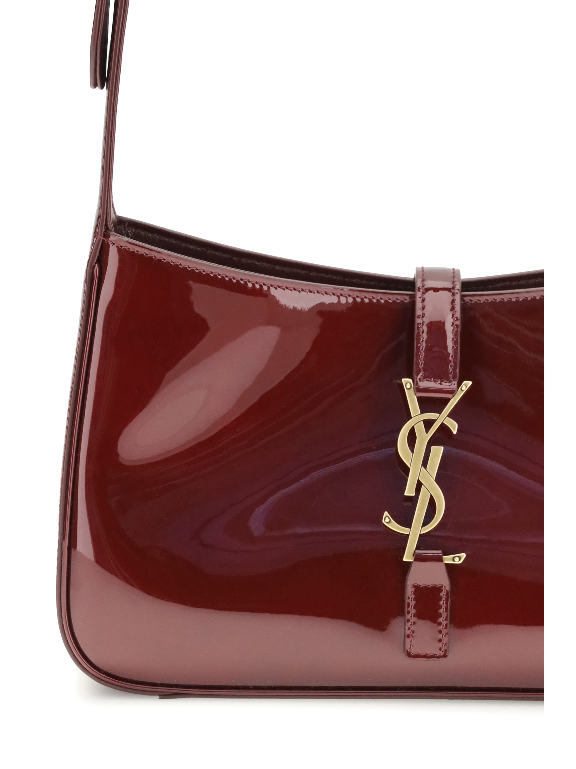 SAINT LAURENT OS patent leather le 5 à 7 shoulder bag
