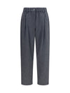 stretch wool pants