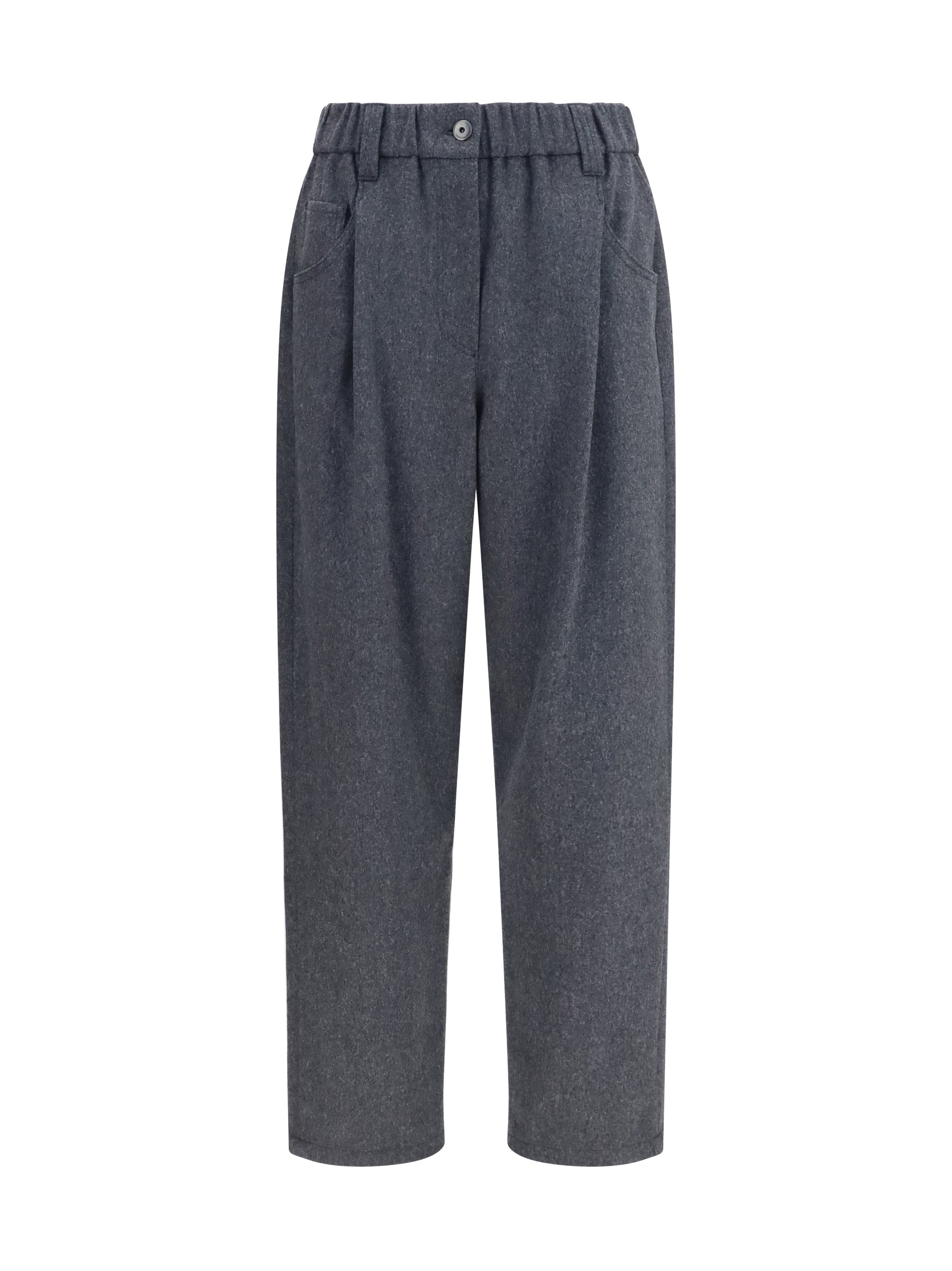 stretch wool pants