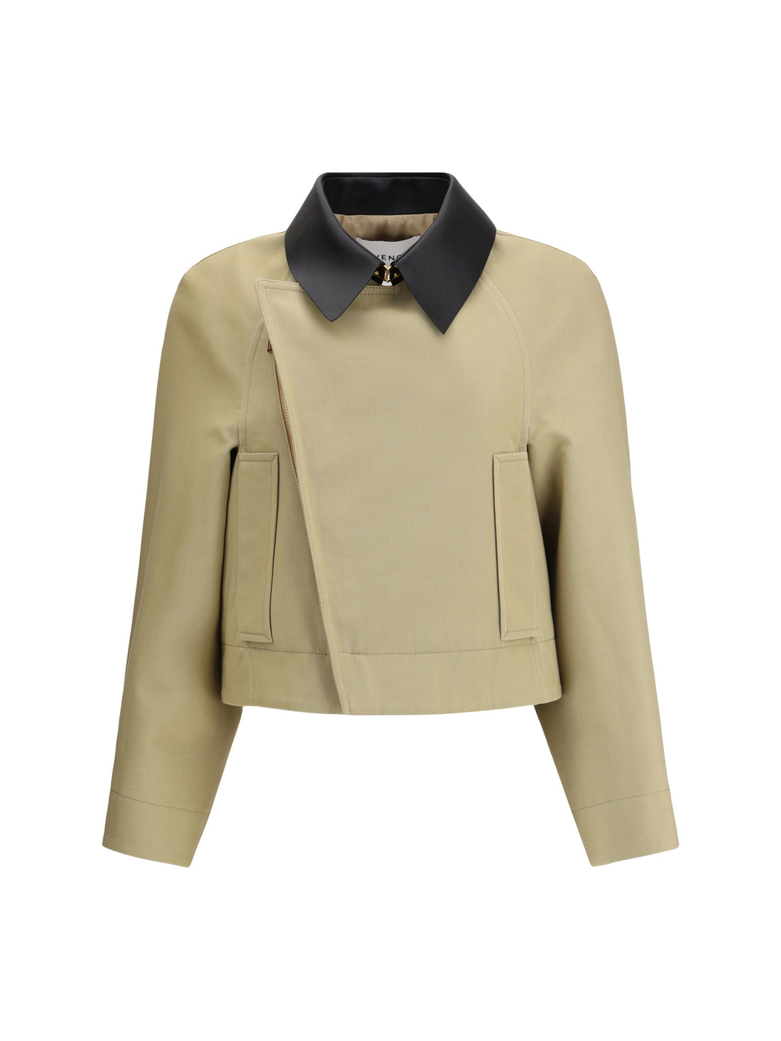 GIVENCHY 36 cropped cotton and wool caban