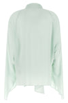 the stella mccartney shirt defines a fluid silhouette through its pure silk cons