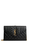 Envelope Quilted Chain Wallet
