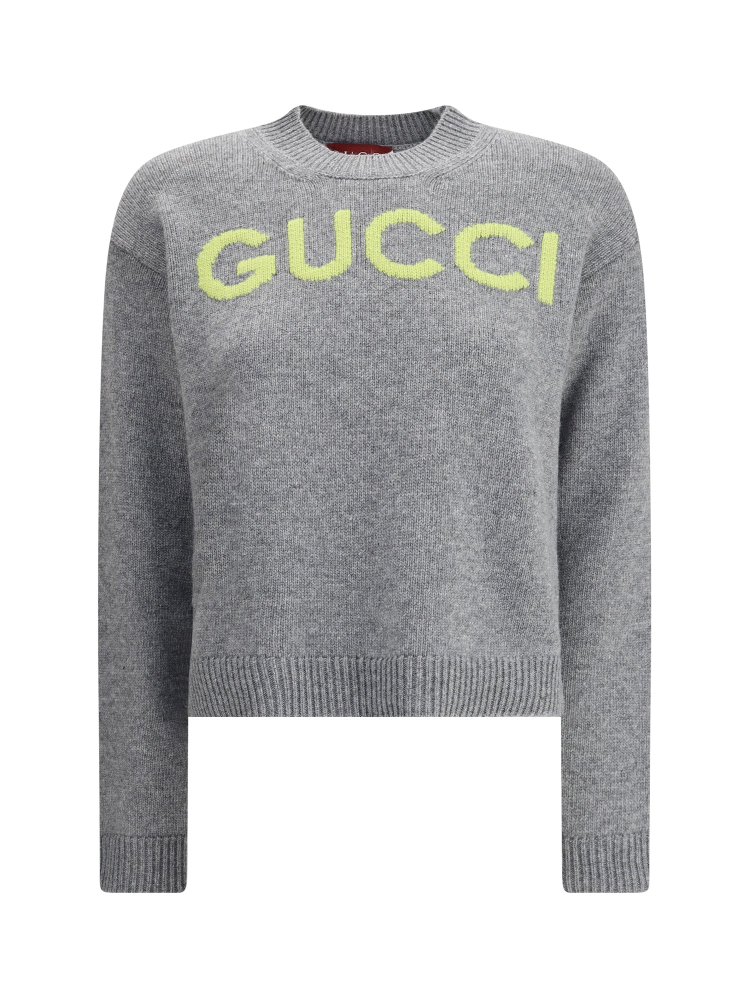 GUCCI M wool sweater with embroidered monogram
