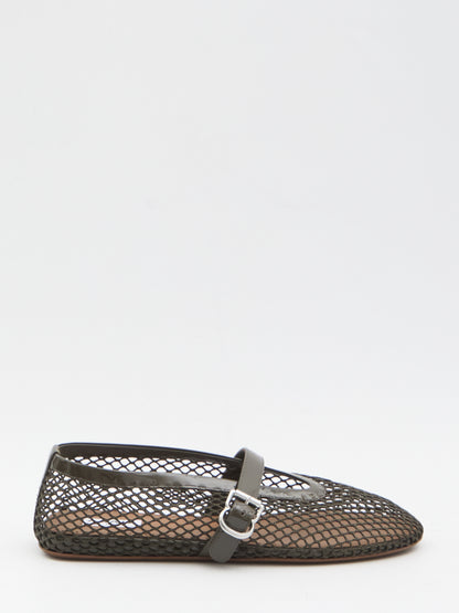 ALAIA 36 mesh flat ballerinas 