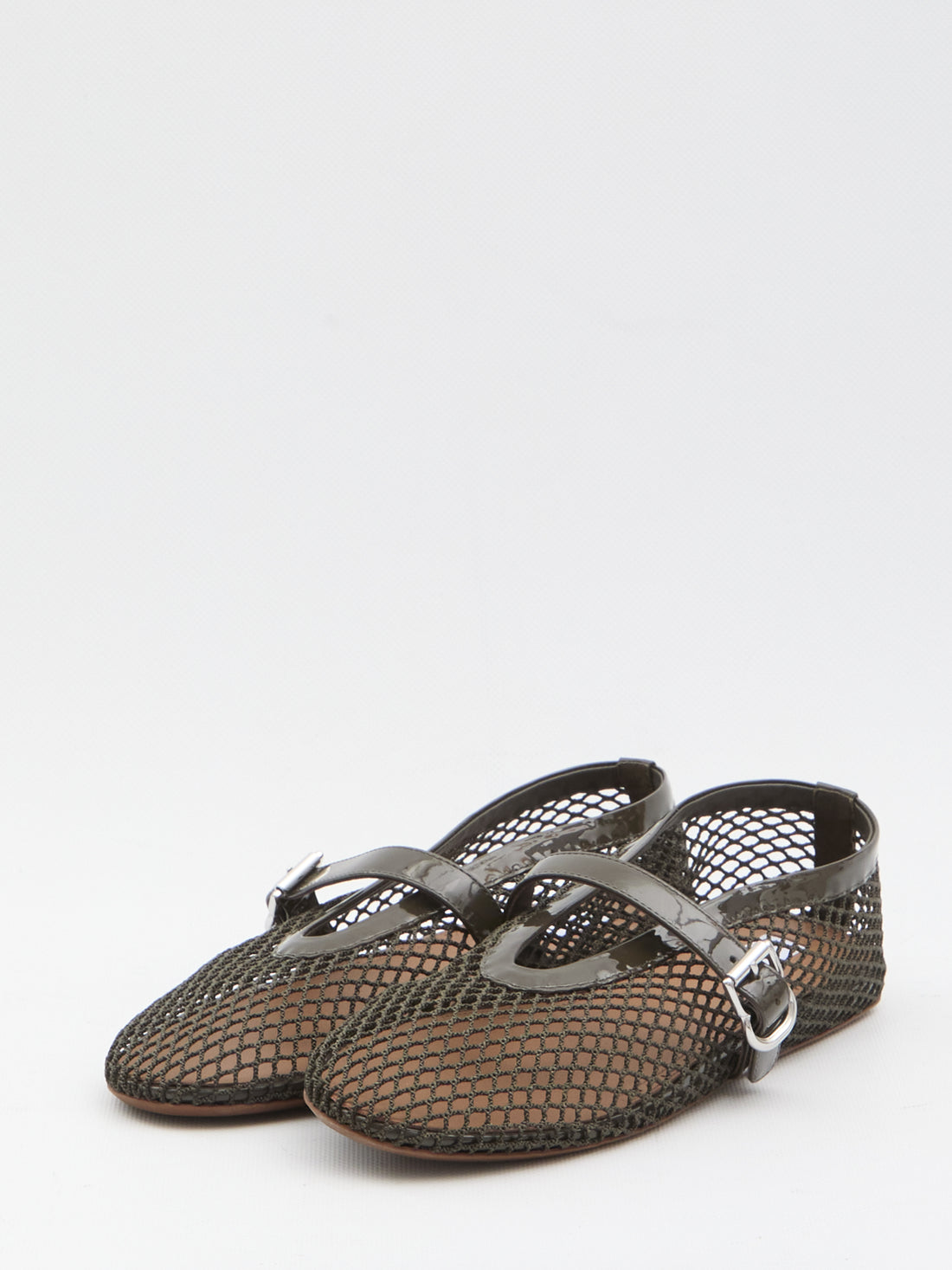 ALAIA 36 mesh flat ballerinas 