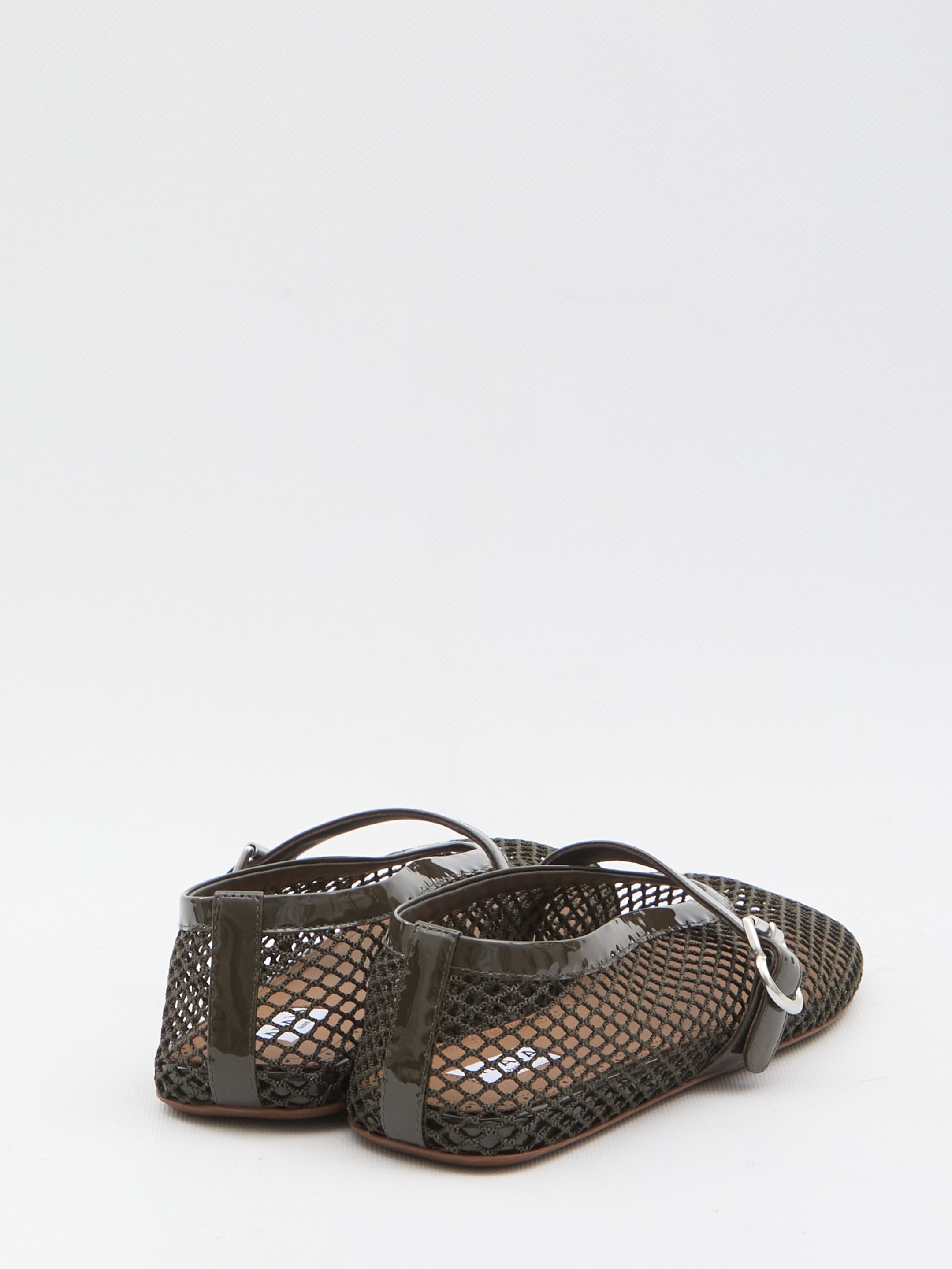 ALAIA 36 mesh flat ballerinas 