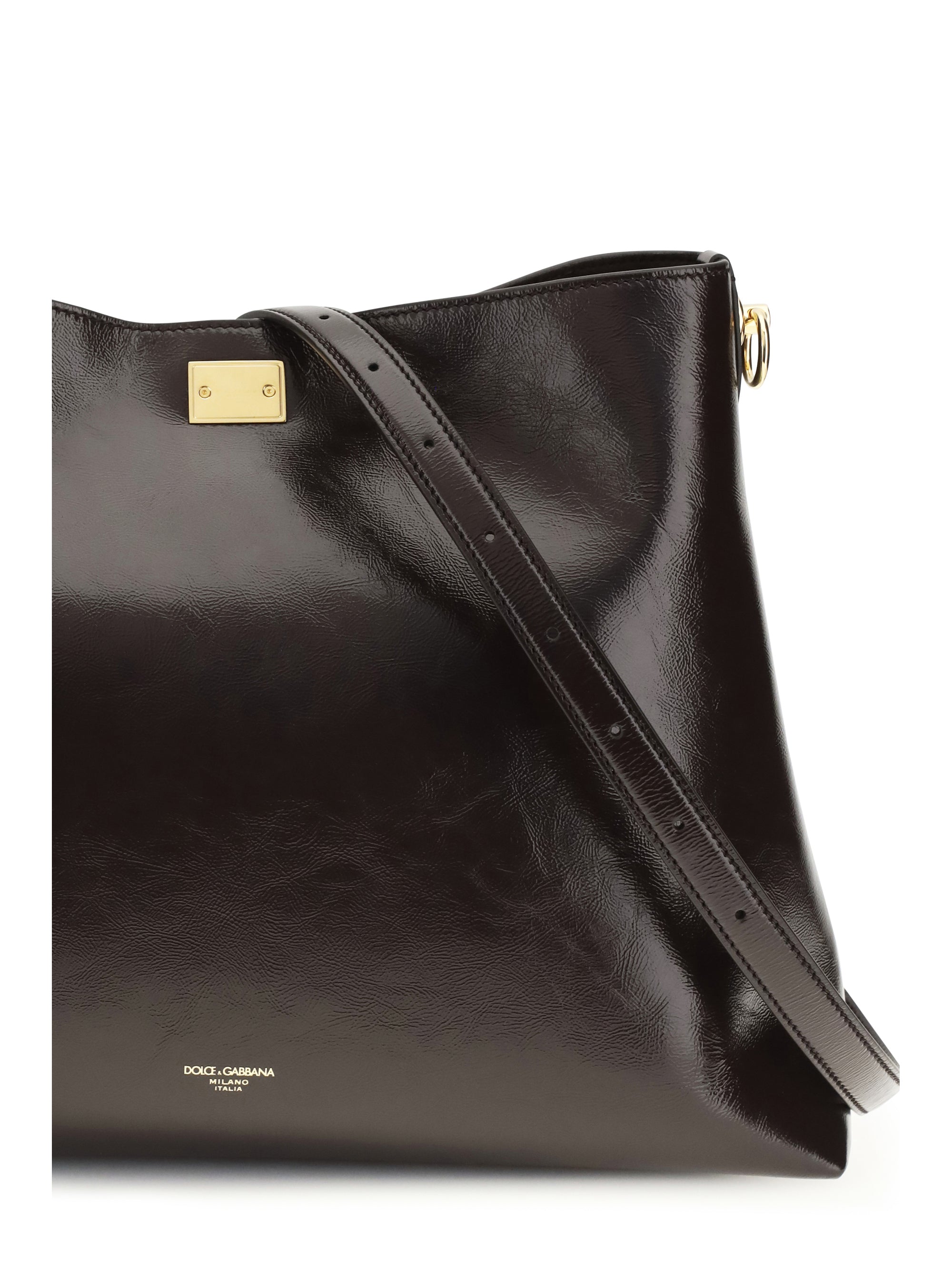 large vittoria leather shoulder bag