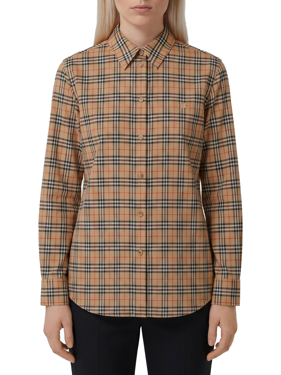 BURBERRY 4 emma cotton check shirt