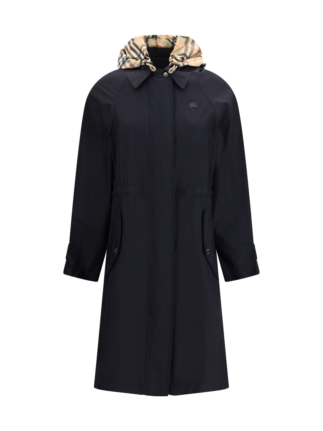 BURBERRY L newbury parka in stretch nylon twill