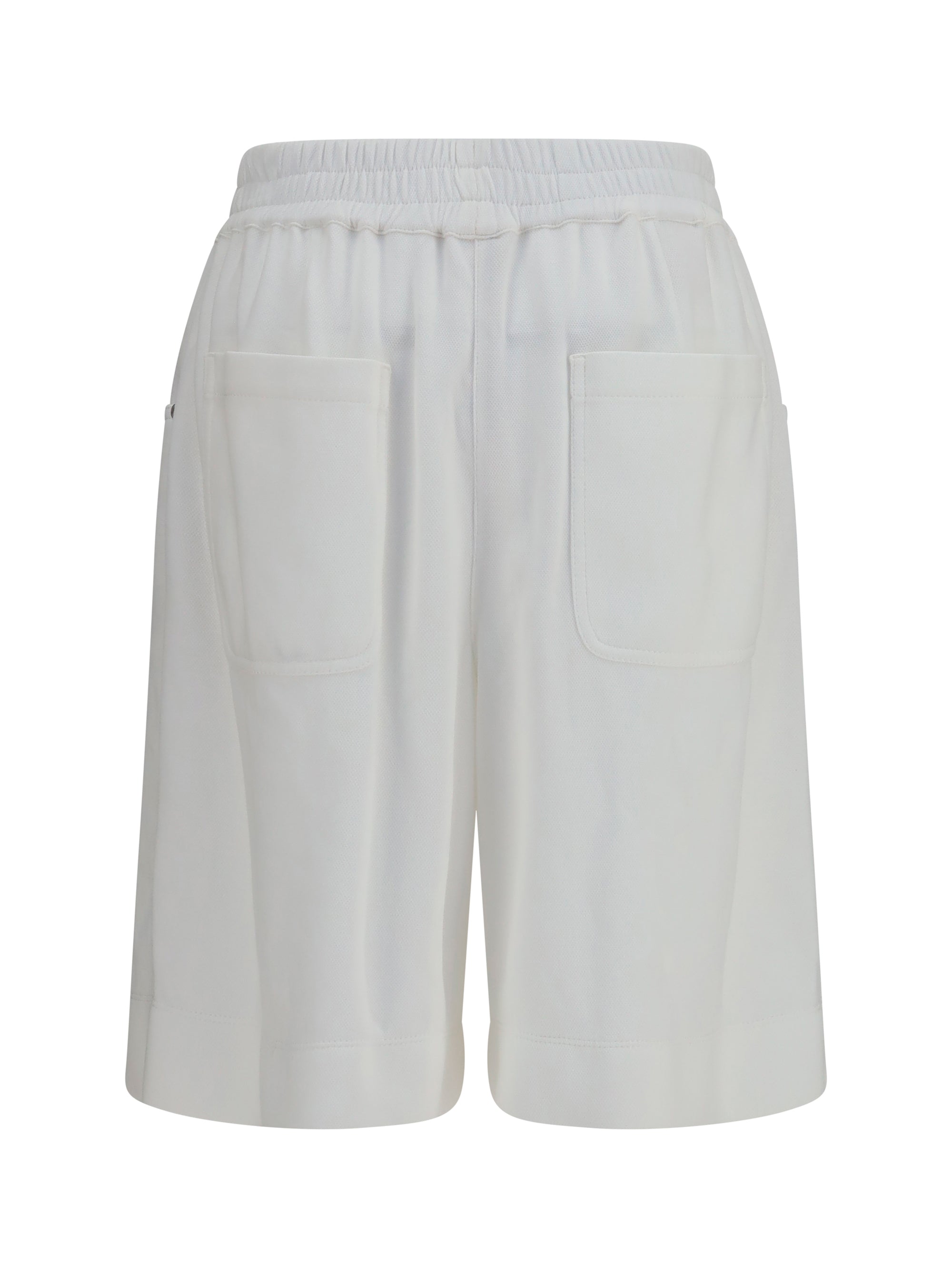 cotton piqué shorts