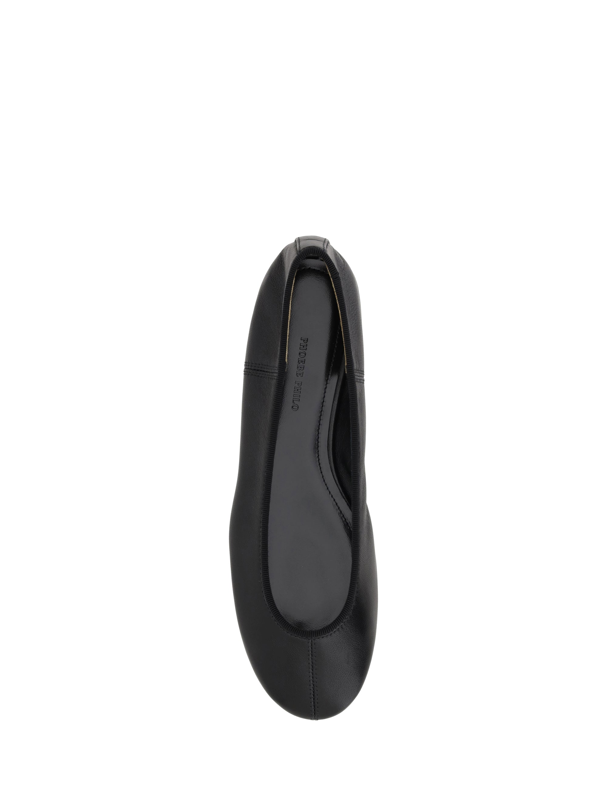 leather ballerinas