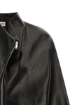 the khaite ixin jacket redefines the codes of outerwear through a relaxed silh