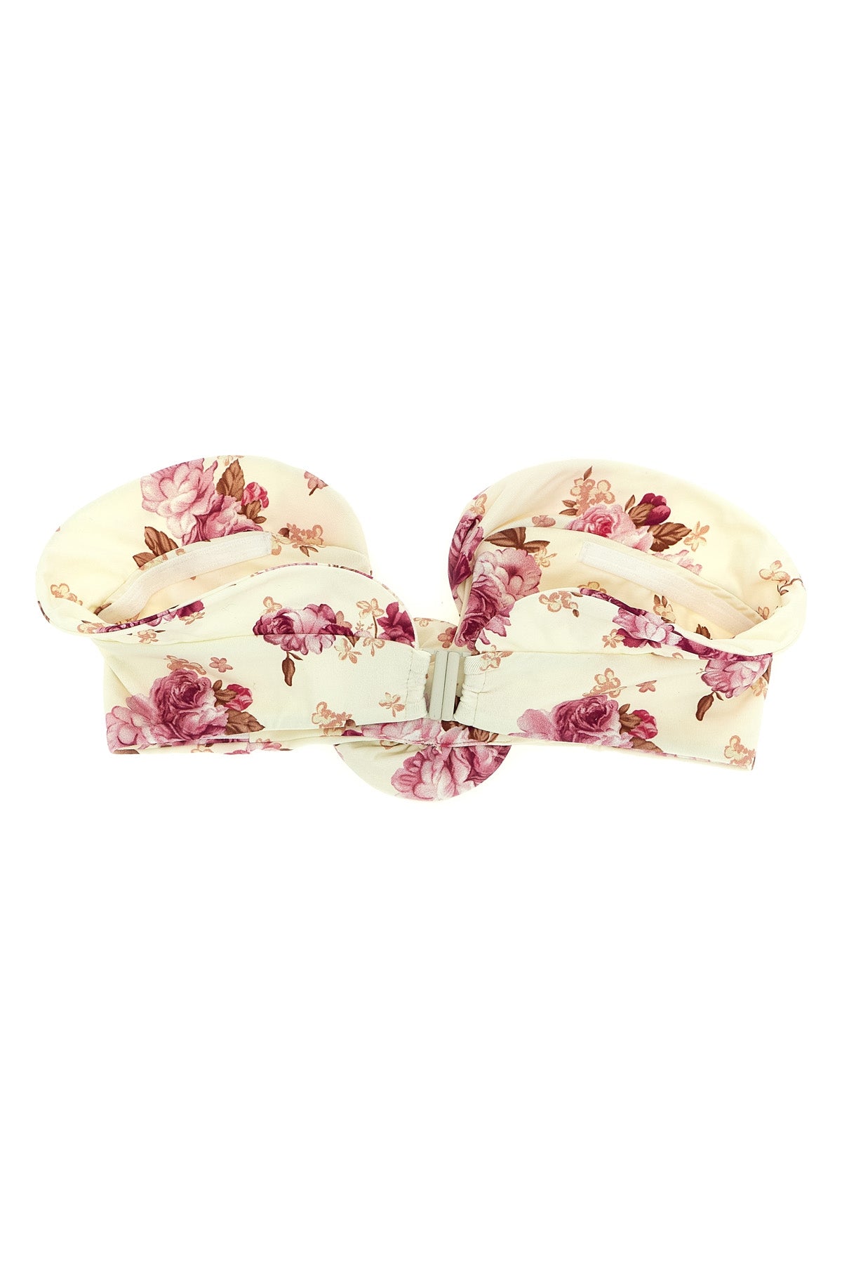 02 bikini top in floral print fabric